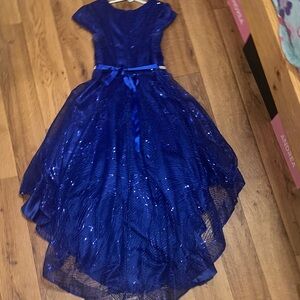 Elegant Sapphire Kids Formal Dress